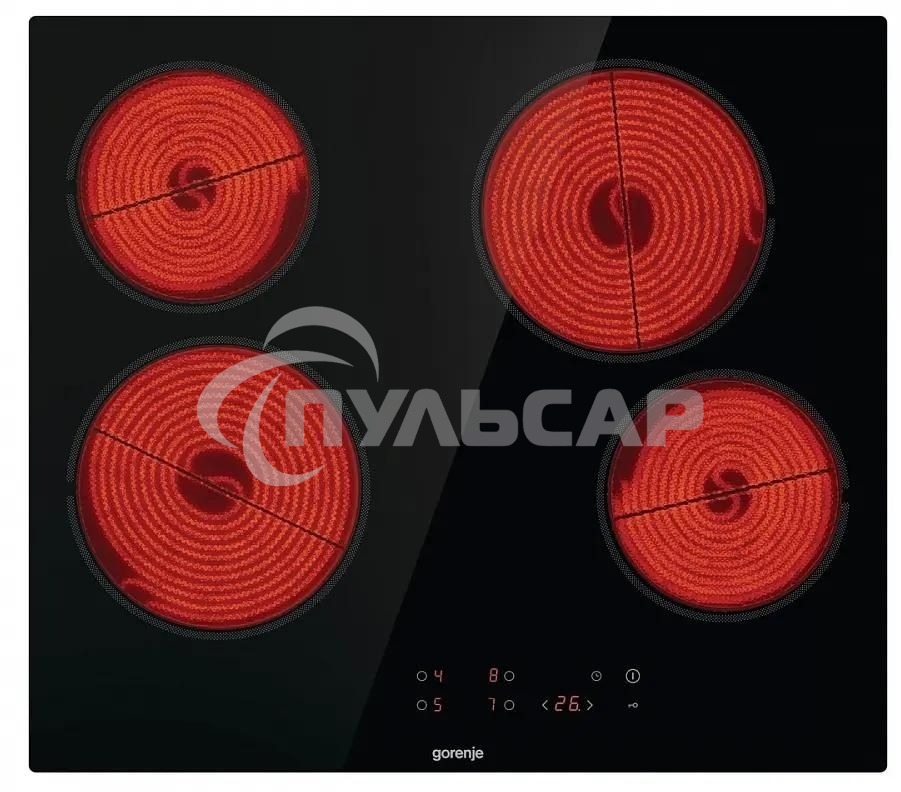 Варочная поверхность Gorenje ECT64BSCE черный