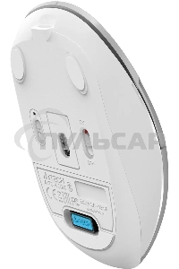 Мышь беспроводная A4Tech Fstyler FB26CS Air2 серебристый/белый, 2000 dpi, радиоканал, Bluetooth, USB, кнопки - 4