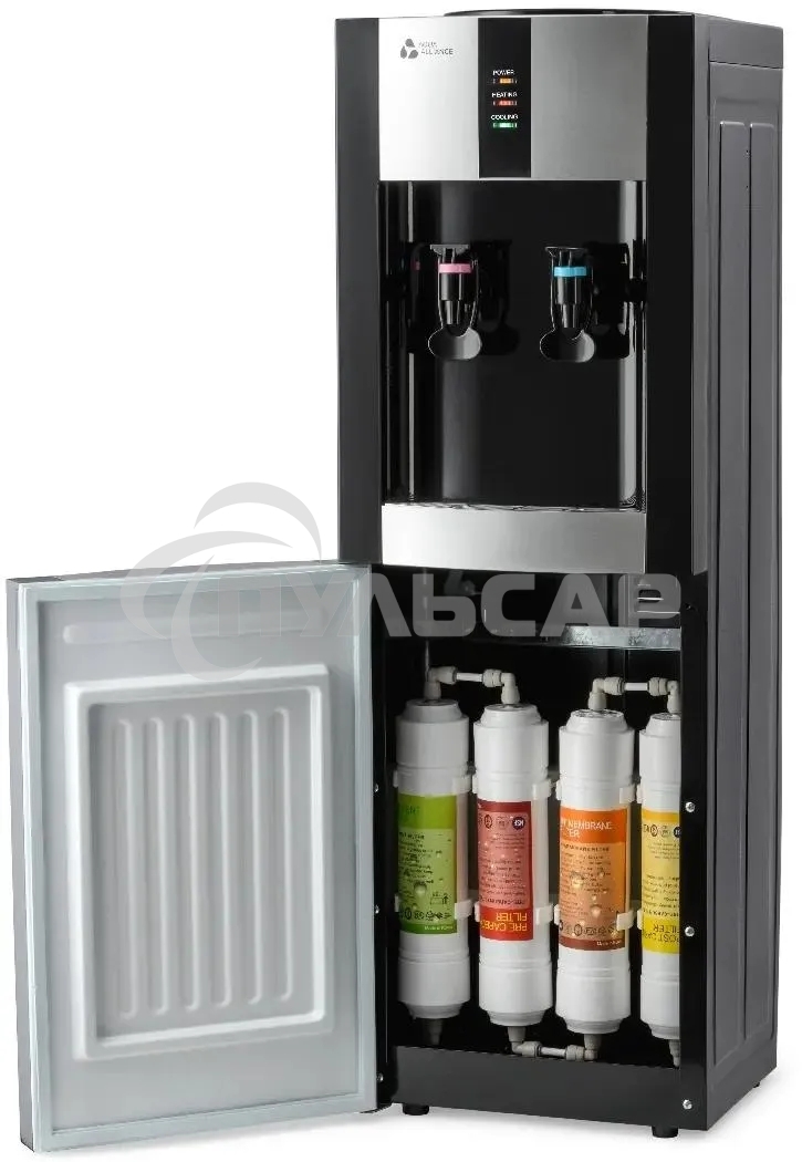 Пурифайер AEL H1s-LD напольный электронный черный/серебристый