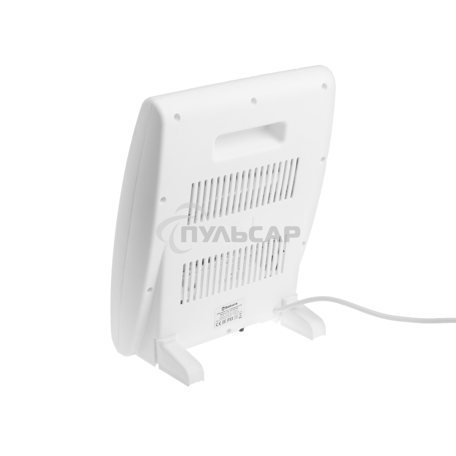 Инфракрасный обогреватель Sakura SA-0670W, белый, кварцевый, 900 Вт, 20 м2