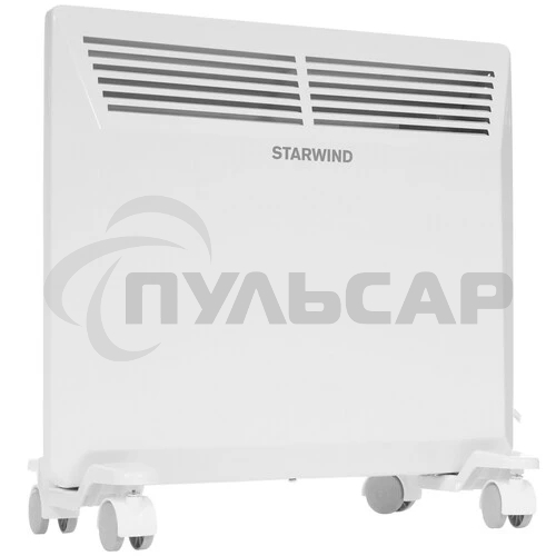 Конвектор Starwind SHV5210, белый, 1000 Вт, 15 м2, термостат, 2 режима мощности