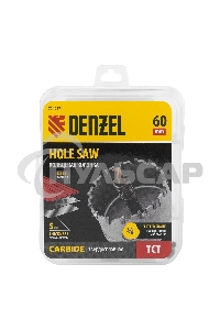 Коронка по металлу Denzel твердосплавная, 60 мм