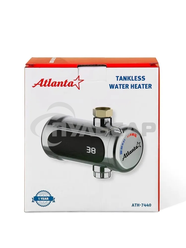 Водонагреватель Atlanta ATH-7440 серебристый