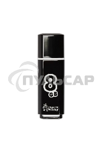 Флешка USB Smartbuy USB 8 Gb Glossy series черный SB8 GbGS-K