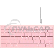 Клавиатура беспроводная A4Tech Fstyler FBX51C розовый USB BT/Radio slim Multimedia
