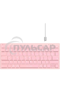 Клавиатура беспроводная A4Tech Fstyler FBX51C розовый USB BT/Radio slim Multimedia