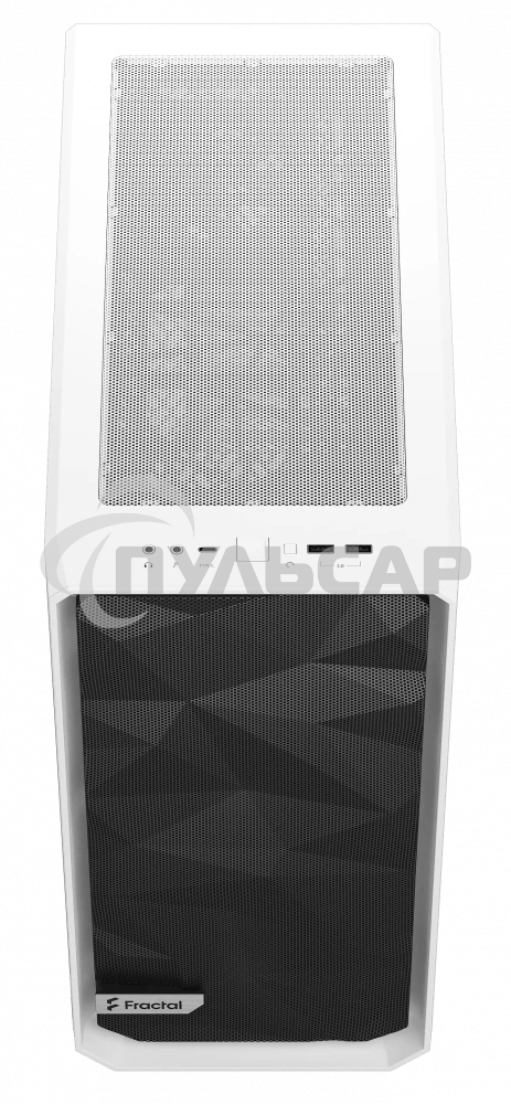 Компьютерный корпус Fractal Design MESHIFY 2 COMPACT белый - TG / ATX, TG / 2x140мм & 1x120мм fans inc. / FD-C-MES2C-05