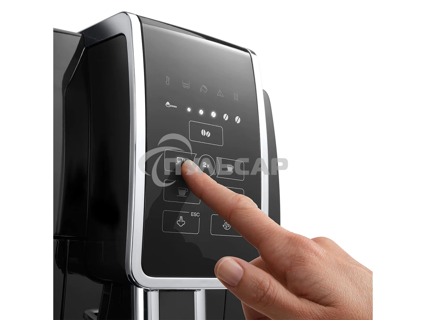 Кофемашина автоматическая DeLonghi ECAM 350.15.B черный, исп. кофе - молотый/зерновой, 1.8 л, 1450 Вт, 15 бар