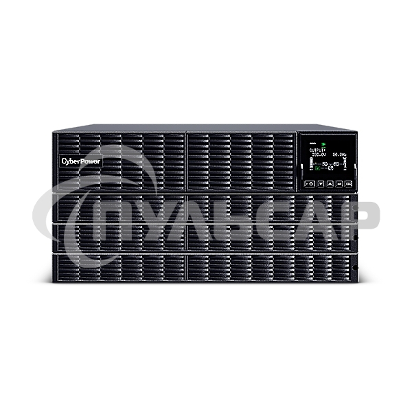 Источник бесперебойного питания CyberPower OLS10KERT5U Online 10000VA/10000W USB/RS-232/Dry/EPO/SNMP/CloudCard/(4 IEC С13, 4 IEC C19, terminal block)/bat.detect./МВ NEW