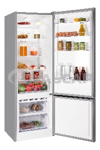 Холодильник Nordfrost NRB 124 S серый двухкамерный 238/70 л морозилка снизу