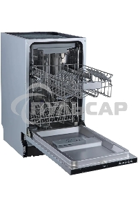 Встраиваемая посудомоечная машина Бирюса DWB-410/6, черный, 44.8 см, 10 компл., 47 дБ, класс A++