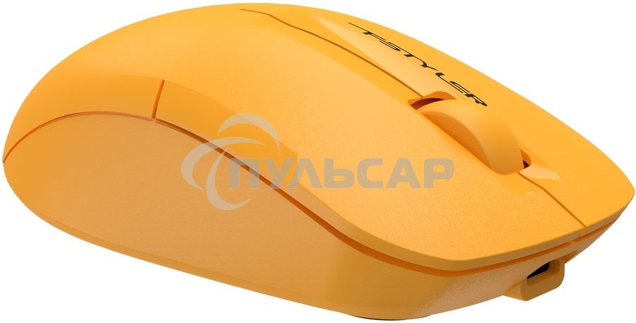 Мышь беспроводная A4Tech Fstyler FG15C Air2 желтый, 1200 dpi, радиоканал, USB, кнопки - 3