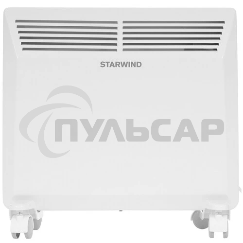 Конвектор Starwind SHV5210, белый, 1000 Вт, 15 м2, термостат, 2 режима мощности