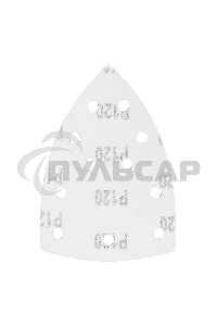 Треугольник абразивный Denzel на ворc. подложке под 