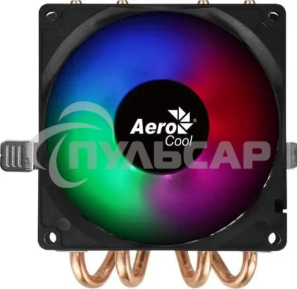 Кулер для процессора AeroCool / Formula Air Frost 4 черный, 90 мм, алюминий/медь, 1800 об/мин, 25.7 дБ, 3 pin, 125 Вт, 78 мм