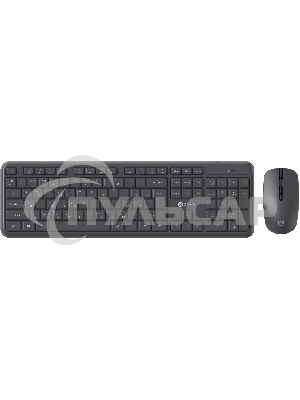Комплект клавиатура + мышь Оклик S277W клав:серый мышь:серый USB беспроводная Multimedia (2066173)