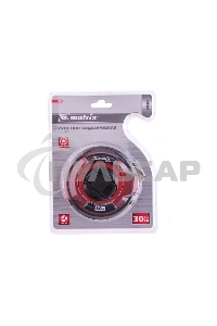 Рулетка геодезическая Matrix 30 м х 12,5 мм, закр. корп., стальная лента, односторон. шкала, PRO