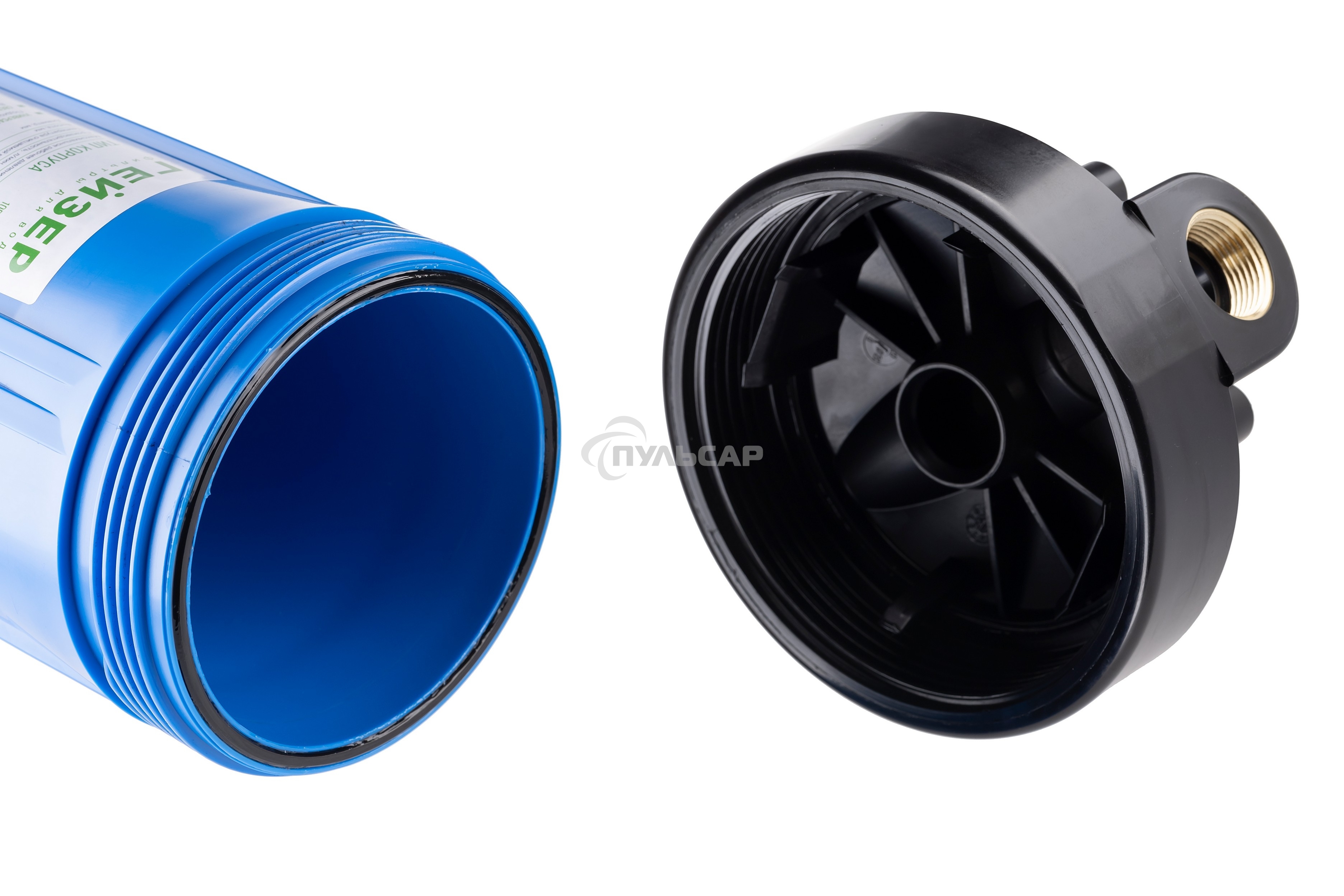 Корпус магистрального фильтра Гейзер 10BB с латунными вставками