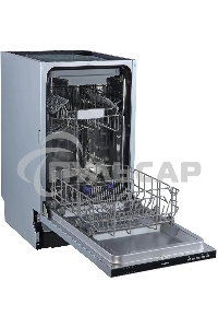 Встраиваемая посудомоечная машина Бирюса DWB-410/6, черный, 44.8 см, 10 компл., 47 дБ, класс A++