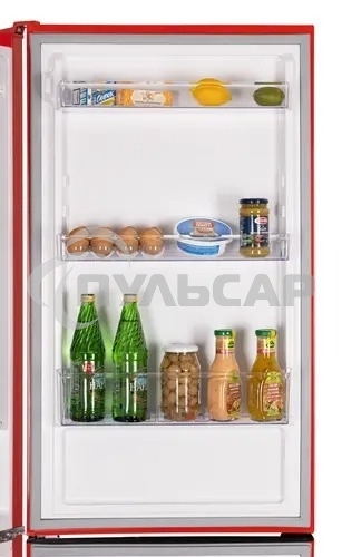 Холодильник Nordfrost NRB 152 R красный двухкамерный 205/115 л морозилка снизу, капельная система