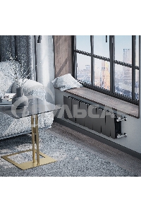 Радиатор биметаллический Royal Thermo PianoForte 200 черный - 12 секц.