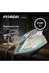 Утюг Hyundai H-SIP2700 2700Вт белый/серый