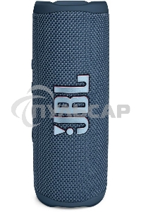 Портативная акустика JBL Flip 6 синий, Bluetooth 5.1, время воспроизведения 12 ч, емкость аккумулятора 4800 mAh, время заряда 2,5 ч, синий