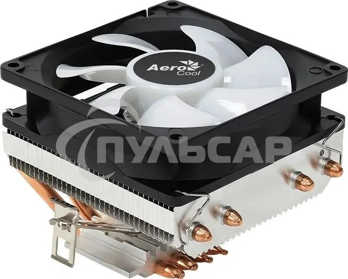 Кулер для процессора AeroCool / Formula Air Frost 4 черный, 90 мм, алюминий/медь, 1800 об/мин, 25.7 дБ, 3 pin, 125 Вт, 78 мм
