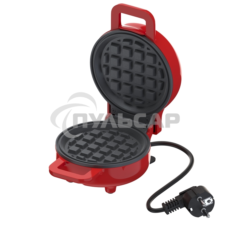 Вафельница для венских вафель Maxvi SM552P красный