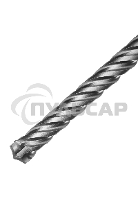 Бур по бетону Denzel цельная крестовая пластина, 14x315 мм, SDS PLUS