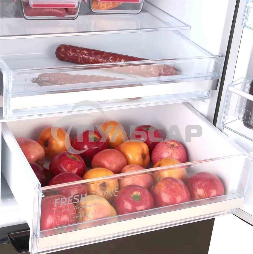 Холодильник Thomson BFC30EI03 двухкамерный черный 257/94 л морозилка снизу