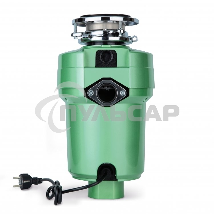 Измельчитель пищевых отходов Бирюса WD-750E2 750Вт, зеленый