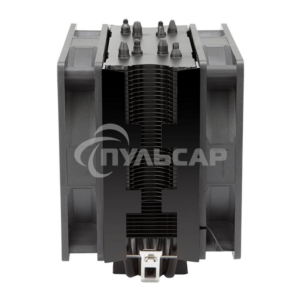 Кулер для процессора Alseye S120D-B черный, 120 мм, алюминий/медь, 1700 об/мин, 38.8 дБ, 4 pin, 135 Вт, 153 мм