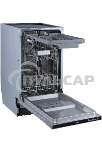 Встраиваемая посудомоечная машина Бирюса DWB-410/6, черный, 44.8 см, 10 компл., 47 дБ, класс A++