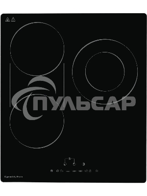 Электрическая варочная панель Zigmund & Shtain CN 42.4 B Hi-Light, независимая, черный