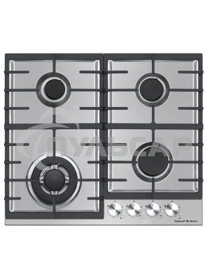 Газовая варочная панель Zigmund & Shtain G 20.6 S нержавеющая сталь