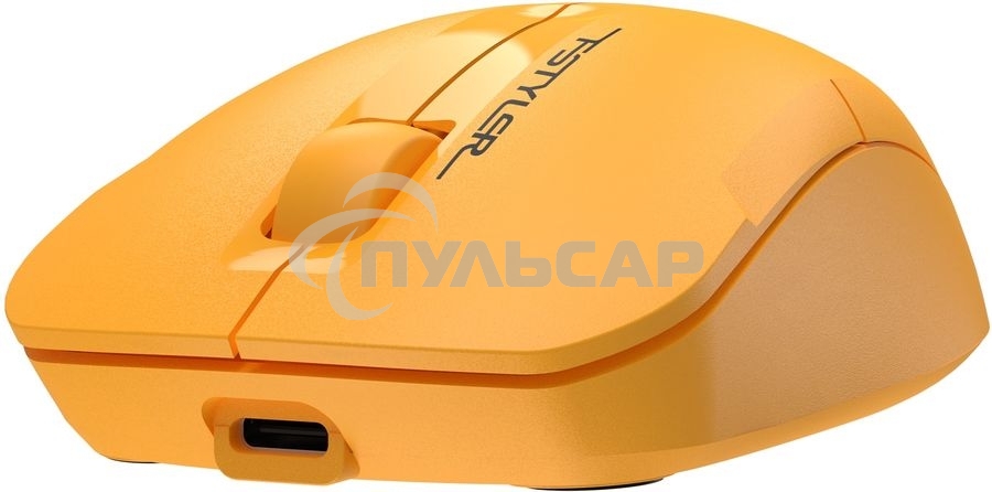 Мышь беспроводная A4Tech Fstyler FG15C Air2 желтый, 1200 dpi, радиоканал, USB, кнопки - 3
