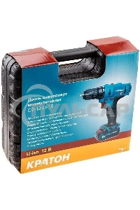 Дрель-шуруповерт аккумуляторная Кратон CD-12-Li-1,5