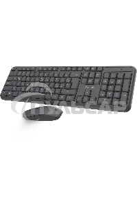 Комплект клавиатура + мышь Оклик S277W клав:серый мышь:серый USB беспроводная Multimedia (2066173)