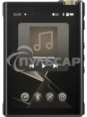 Плеер Hi-Fi Flash Digma Pro XT7 черный/золотистый/3.5