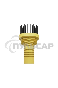 Пароочиститель напольный Polaris PSC 1711C 1700Вт желтый/черный