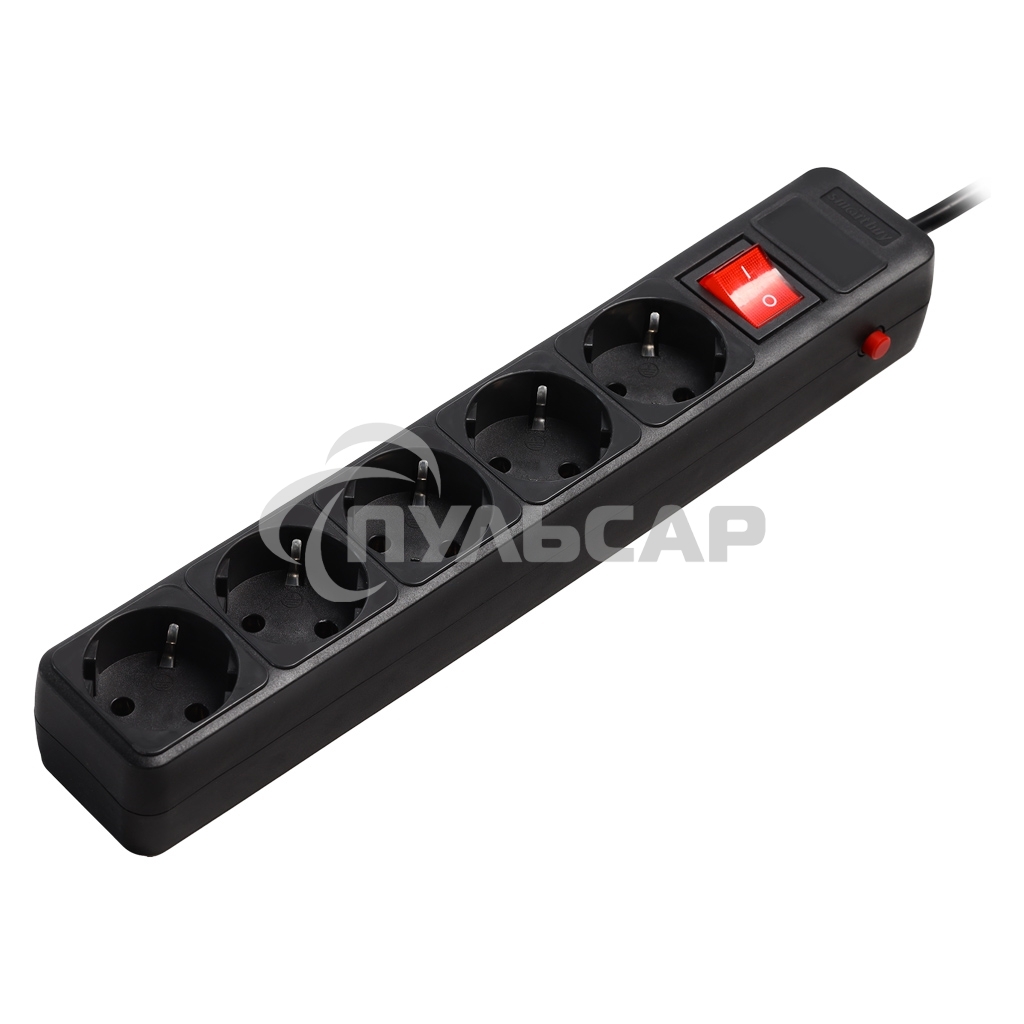 Сетевой фильтр Smartbuy (SBSP-5-30-K) 5 гн х 3,0 м черный