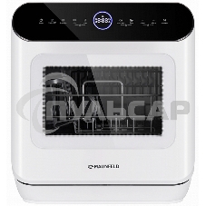 Посудомоечная машина Maunfeld MWF07IM, белый, 42 см, 3 компл., 58 дБ, класс B