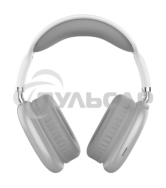 Гарнитура Bluetooth QUMO Emotion (ВТ 0090) MicroSD AUX накладная Bluetooth 5.3 360 мА 10ч серебро