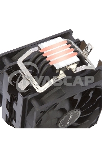 Кулер для процессора Alseye S120D-B черный, 120 мм, алюминий/медь, 1700 об/мин, 38.8 дБ, 4 pin, 135 Вт, 153 мм