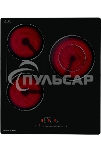 Электрическая варочная панель Zigmund & Shtain CN 42.4 B Hi-Light, независимая, черный