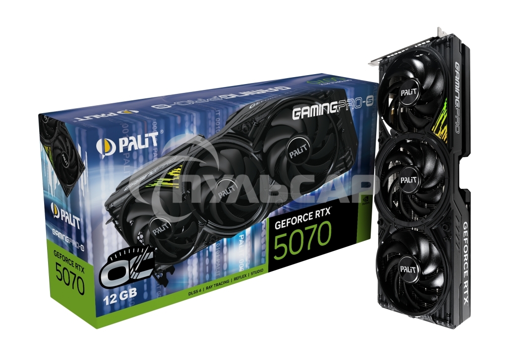 Видеокарта Palit PA-RTX 5070Ti GAMINGPRO-S OC 16Gb