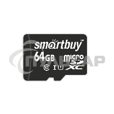 Карта памяти Micro SDHC 64GB Smartbuy Class 10 UHS-1 (без адаптера)