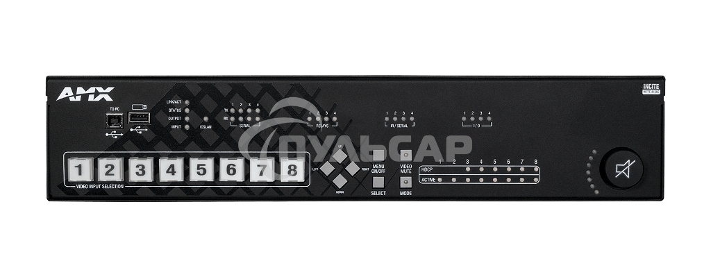 Презентационный коммутатор FG1901-16-EK AMX NCITE-813AC 8x1:3 4K60, встроенный усилитель и контроллер