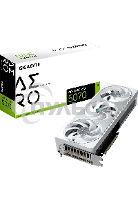 Видеокарта Gigabyte PCI-E GV-N5070AERO OC-12GD 1.0 NVIDIA GeForce RTX 5070 12Gb 192bit GDDR7 2805/28000 HDMIx1 DPx3 HDCP Ret